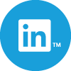 LinkedIn icon.